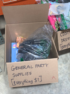 General Party Supplies $1 items