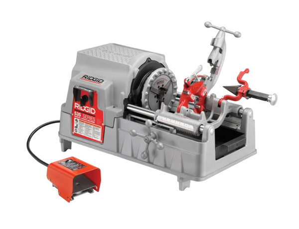 Pipe threading machine